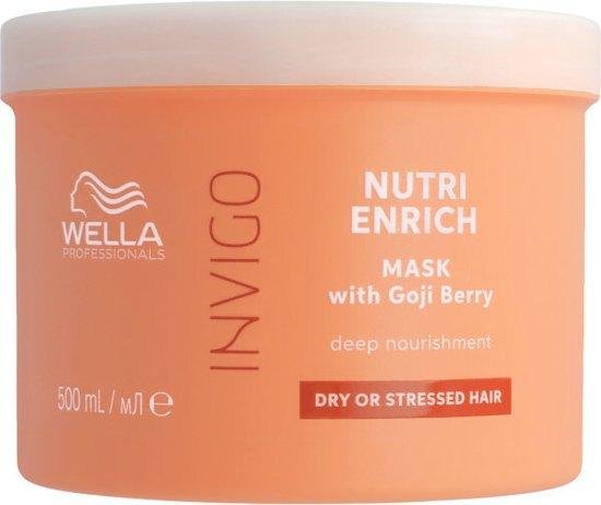 Wella Invigo Nutri Enrich Masker 500 ml - Haarmasker droog haar - Haarmasker beschadigd haar
