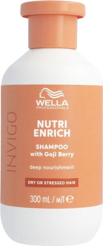 Wella Professionals Invigo Nutri Enrich Shampoo Droog Haar 300ml - Normale shampoo vrouwen - Voor Alle haartypes