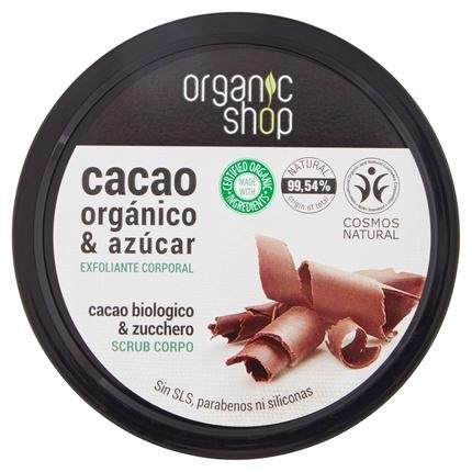 Organic Shop Cacao Exfoliante Corporal Chocolate Belga 1un