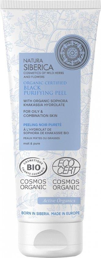 Natura Siberica Organisch Reinigend Matzwart Peelingmasker 75 ml