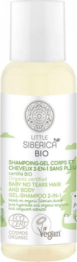 Natura Siberica Little Siberica Organic 2-in-1 Cry-Free Shampoo-Gel Voor Lichaam en Haar 50 ml