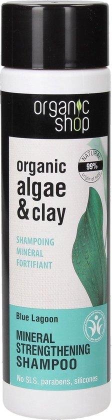 Organic Shop - Organic Algae & Clay Strengthening Shampoo Wzmacniajacy Szampon Do Wosw - 280ML