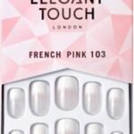Elegant Touch Natural French Pink 103 Medium - Press on nails - Plaknagels - Nepnagels - 24 stuks - Beste Kwaliteit