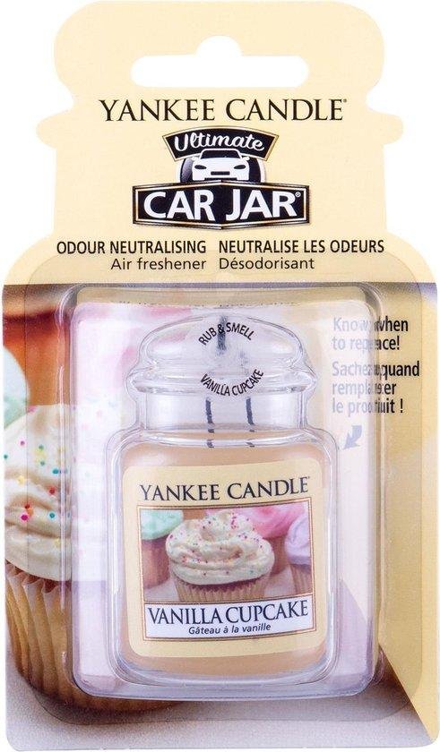 Yankee Candle - Vanilla Cupcake Ultimate Car Jar ( vanilkov koek ) - Luxusn visaka do auta