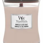 WoodWick Hourglass Medium Geurkaars - Vanilla & Sea Salt