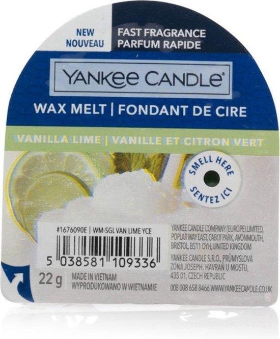 Wax Melt Geurwas Vanille Limoen 22g