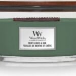 WoodWick - Mint Leaves & Oak Ellipse Candle