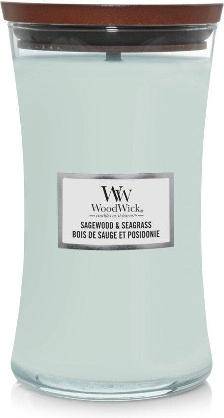 WoodWick Geurkaars Large Sagewood & Seagrass 611 gr