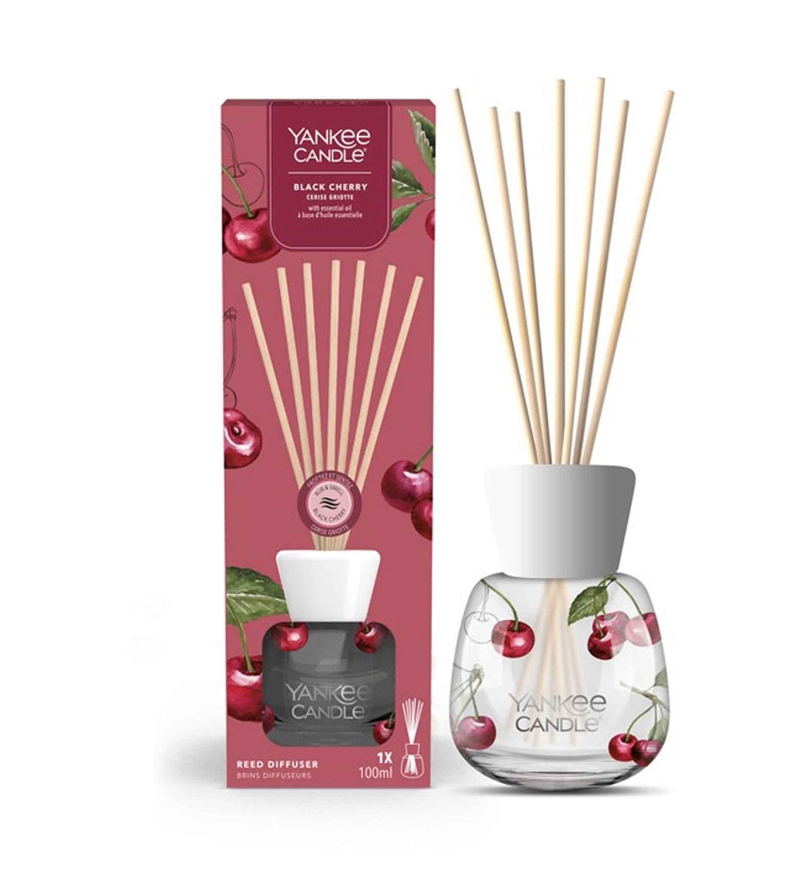 Yankee Candle Black Cherry Signature Reed Diffuser 100ml