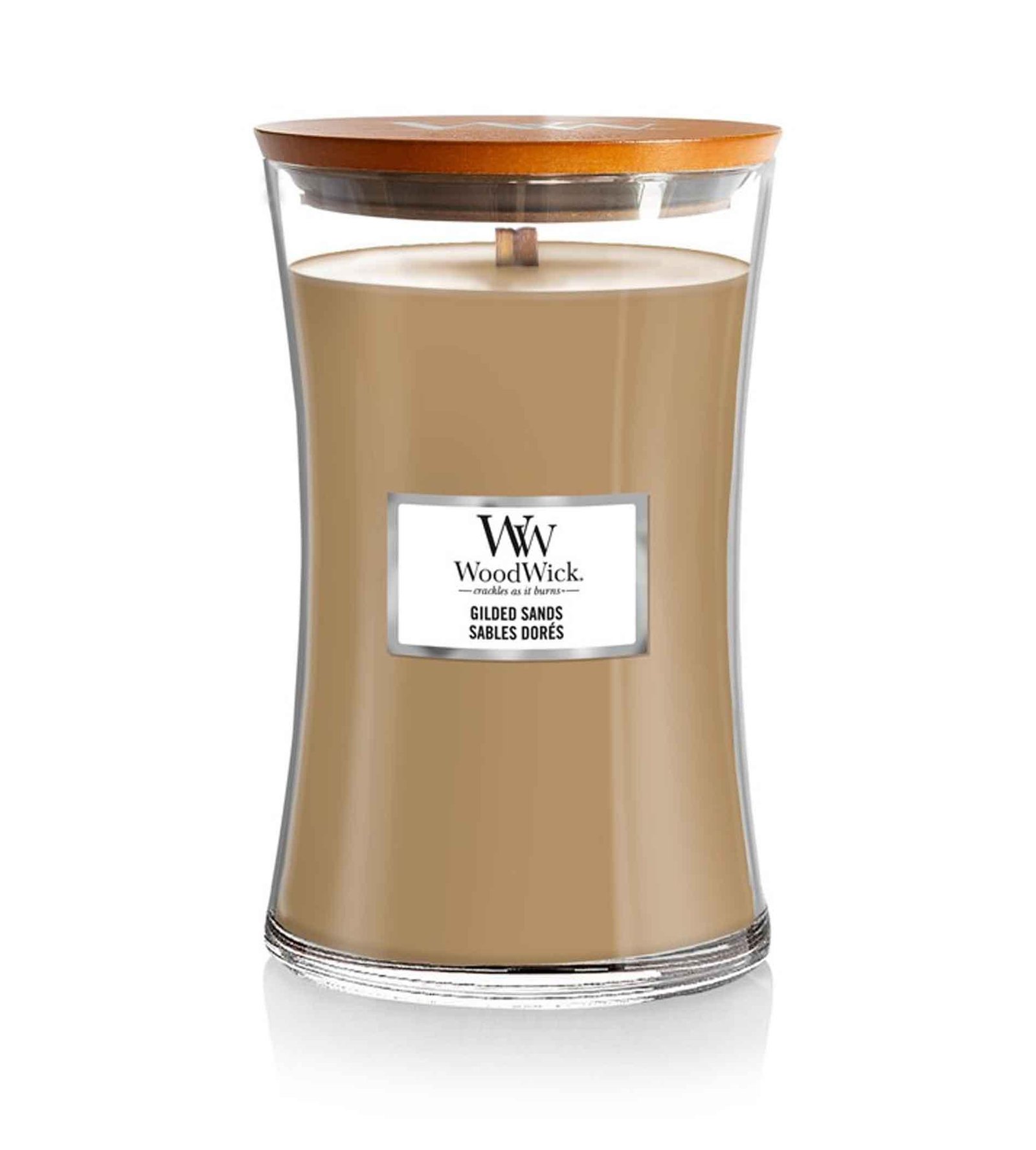 Woodwick Gilded Sands Scented Candle With Wooden Wick 609,5g