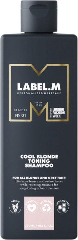 Label.M Cool Blonde Toning Shampoo - 300ml - Zilvershampoo vrouwen - Voor Alle haartypes