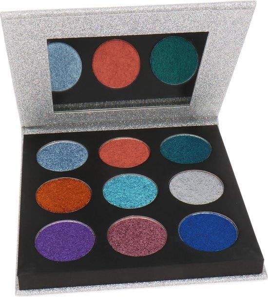 Makeup Revolution Pressed Glitter Oogschaduw Palette - Illusion