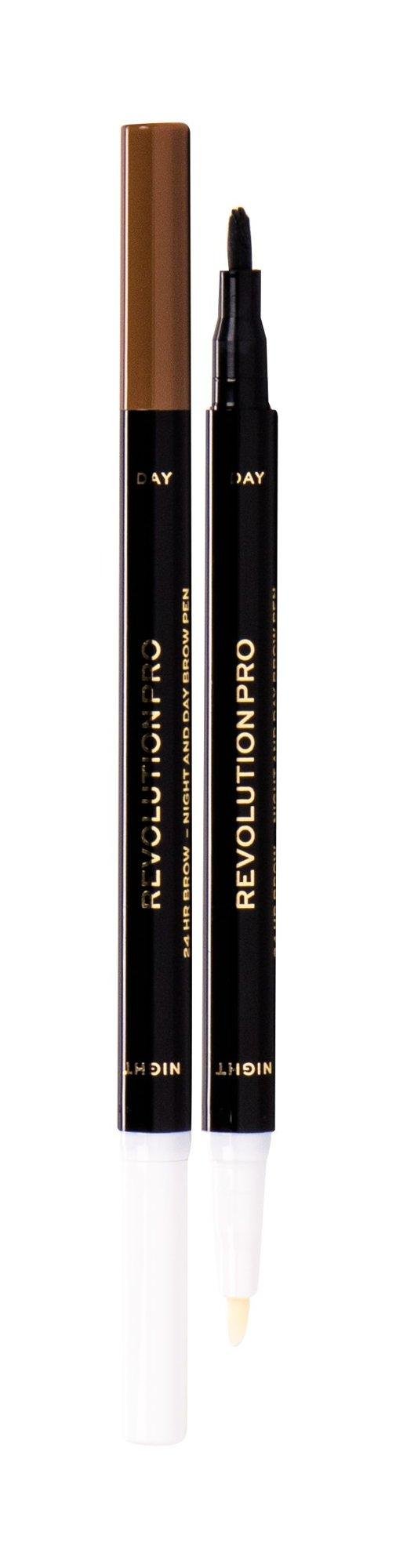 Revolution PRO Day Night Brow Pen Oboustranna tuzka na oboci s posilujicim serem 1 6 ml