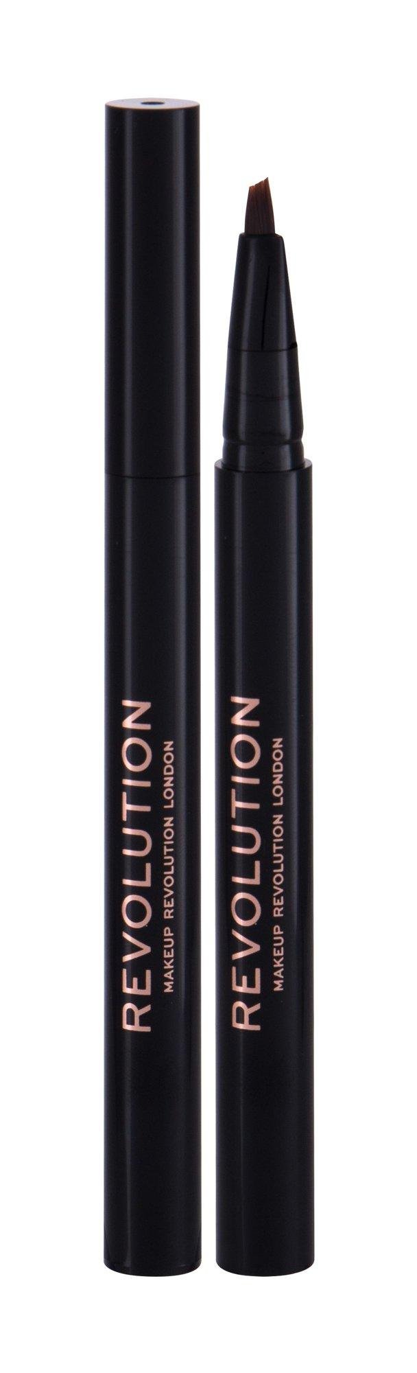 Makeup Revolution Bushy Brow Femei Creion pentru sprancene Dark Brown 0 5 ml