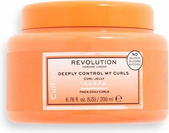 Krul Definieervloeistof Revolution Hair Care London Deeply Control My Curls Gelatine (200 ml)