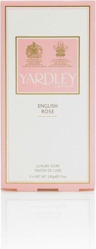 English Rose Yardley by Yardley London 104 ml - 3 x 100 ml Luxury Soap