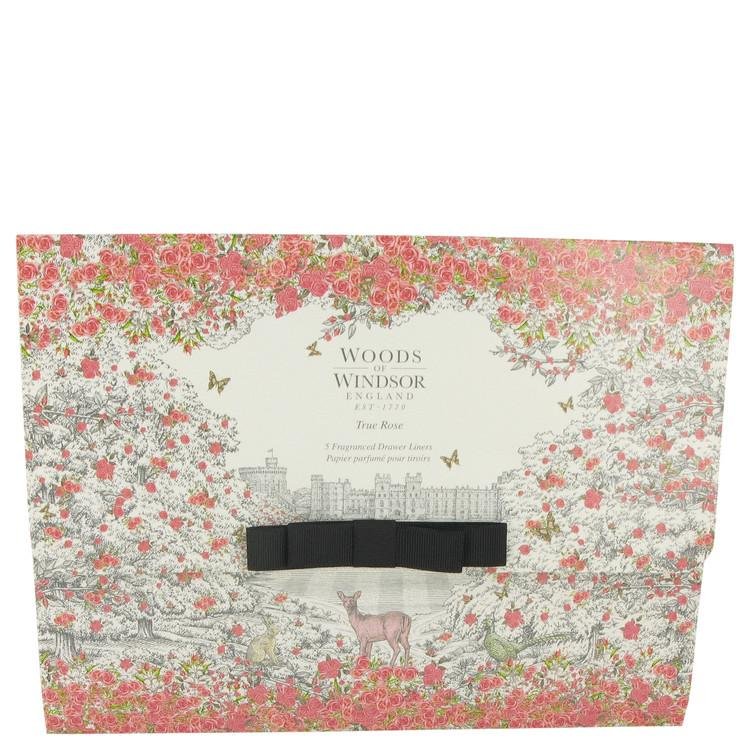 Woods Of Windsor True Rose 5 Perfumed Drawer Liners For Women
