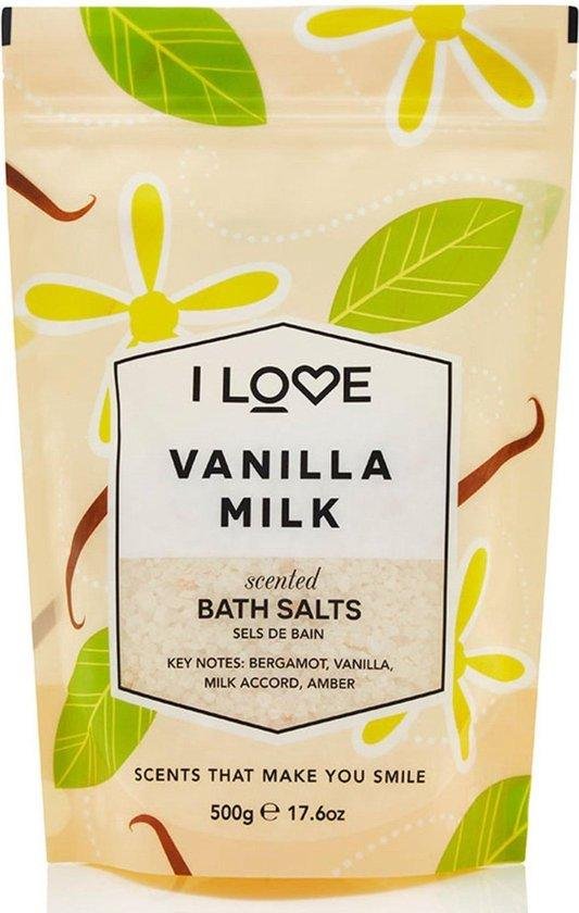 I love - Vanilla Milk Bath Salt- Koupelov sl - 500.0g