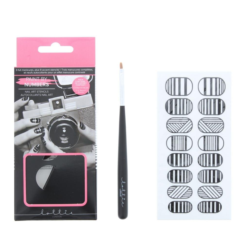 Lottie London Lottie Paint By Numbers Manicure Nail Art Stickers