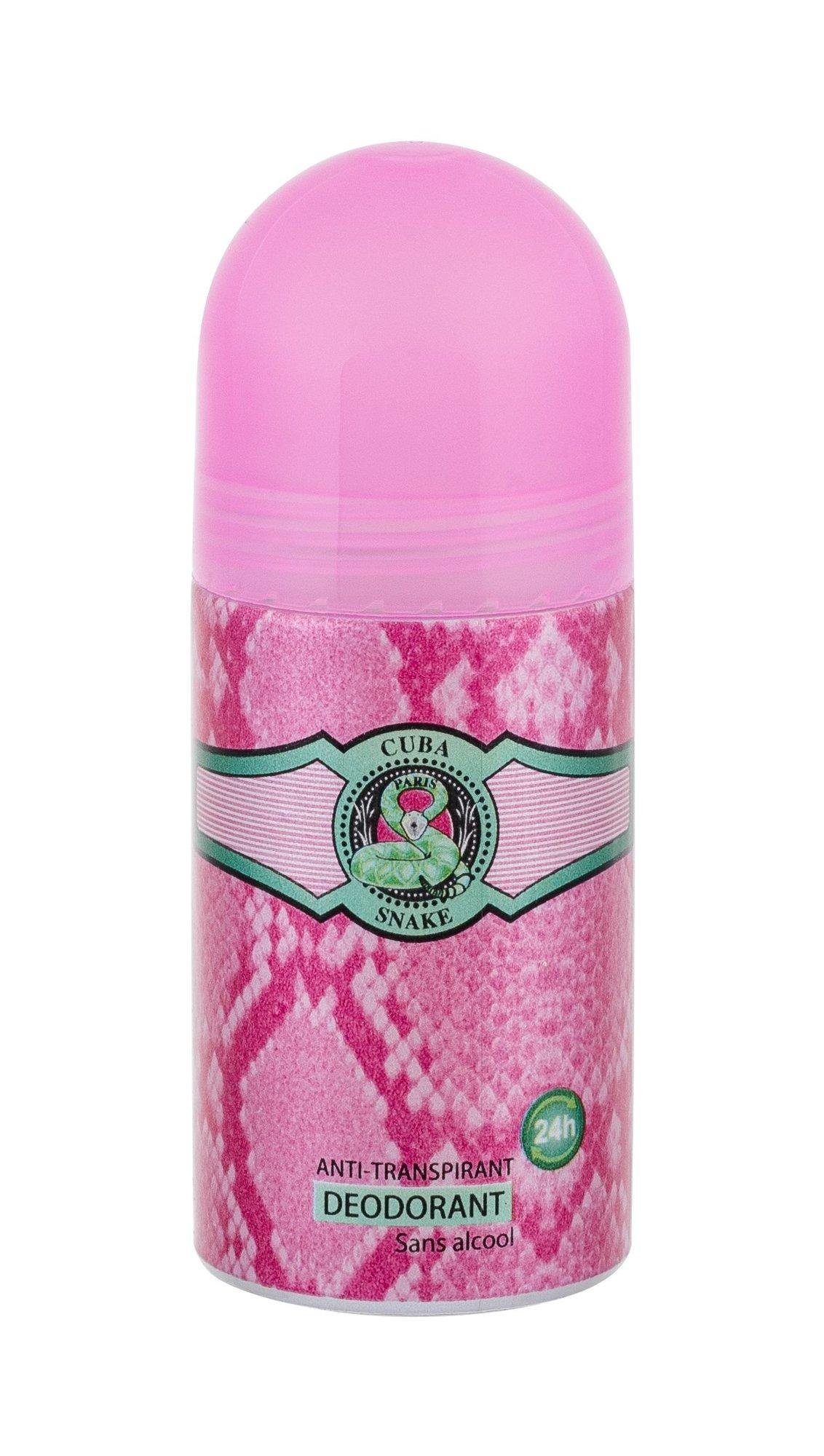Cuba Jungle Snake Perfumed Deodorant Roll on 50 ml woman