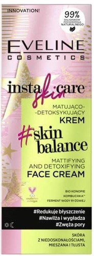 Insta Skin Care matterende en ontgiftende crme voor de gecombineerde en vette huid met imperfecties 50ml