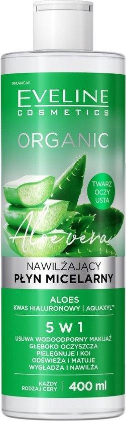 Biologische Alo Vera Hydraterende Micellaire Lotion 5in1 voor alle huidtypes Alo Vera 400ml