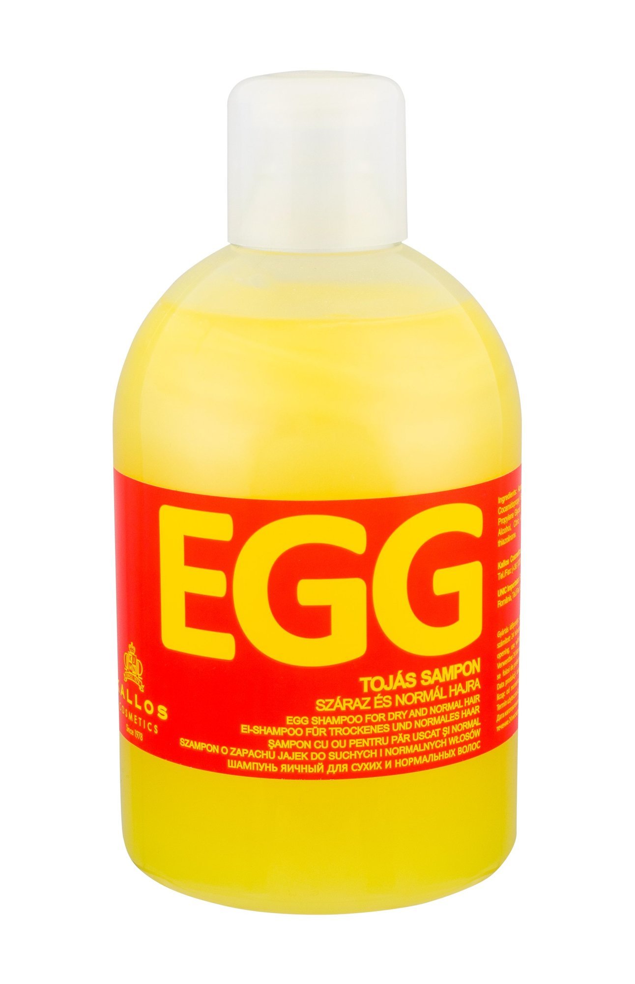Kallos Cosmetics Egg 1000ml Shampoo