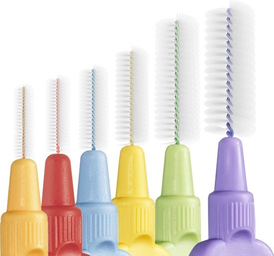 TePe Interdentale Ragers Extra Soft Mixed Pack ISO maat 1 - 6 (0,45 1,1 mm)