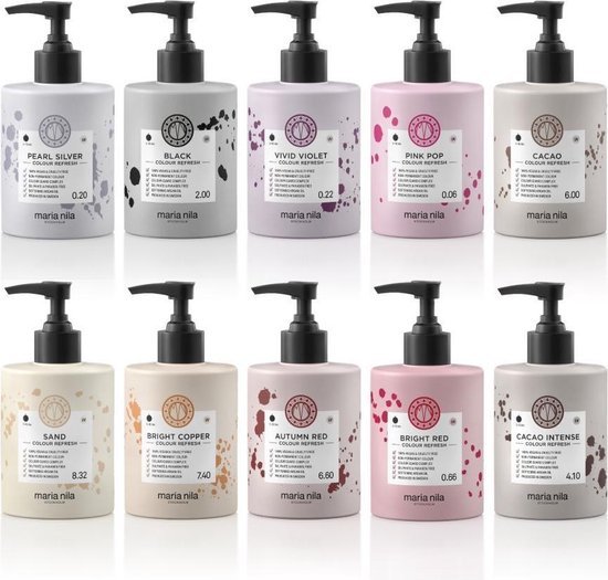Maria Nila Colour Refresh 300ml - Peach 9.34 - Voedend kleurenbom masker - Hydrateert en vermindert kroezen voor een zijdezacht en glanzend resultaat