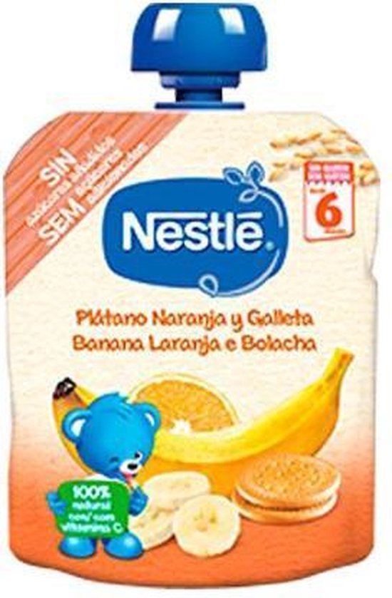 Nestle Naturnes Banana - Orange - Biscuit 6m 90g