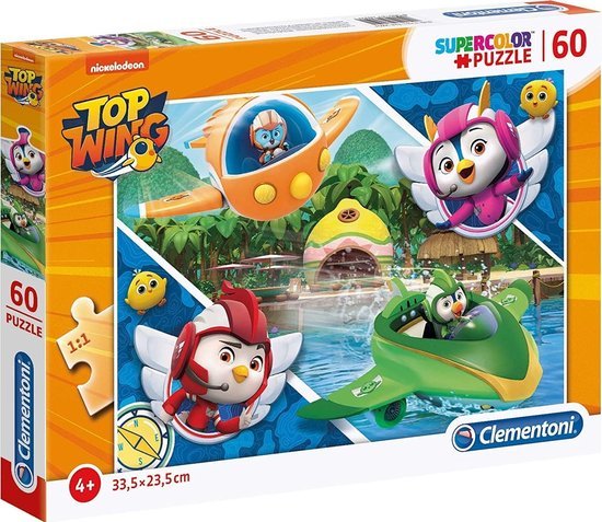 Clementoni Legpuzzel Top Wings Vliegen Junior Karton 60 Stukjes