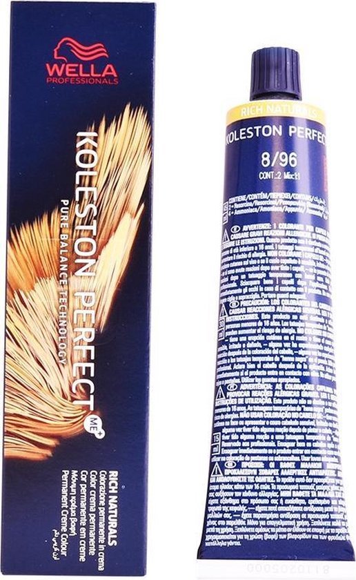 Wella Professionals Koleston Perfect Me+ - Haarverf - 8/96 Rich Naturals - 60ml