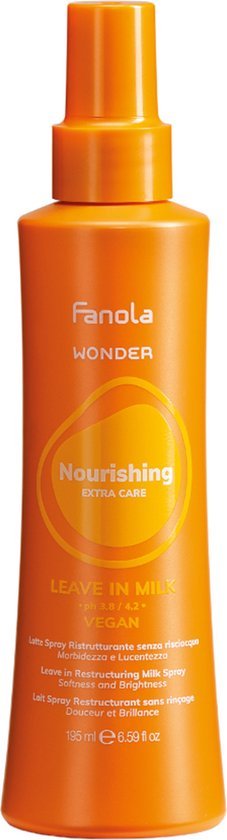 Fanola - Wonder - Nourishing - Leave-In Milk Spray - 195 ml