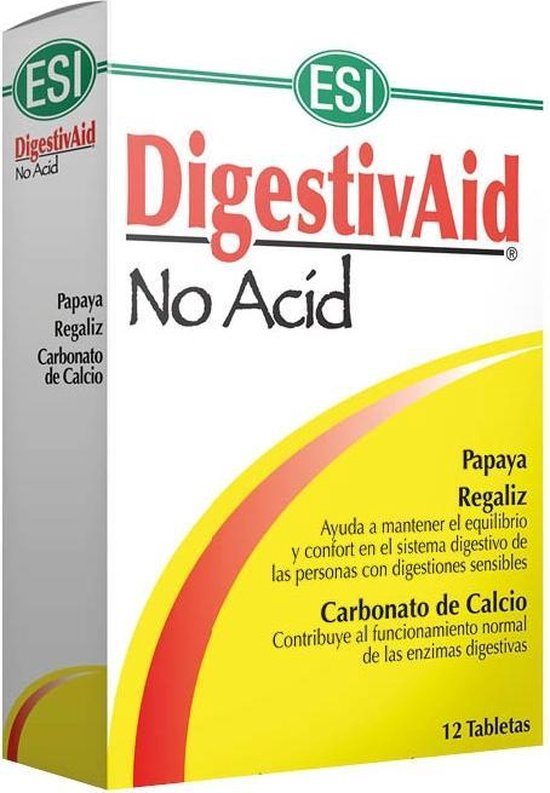 Trepatdiet Digestivaid No Acid 12 Tabletas