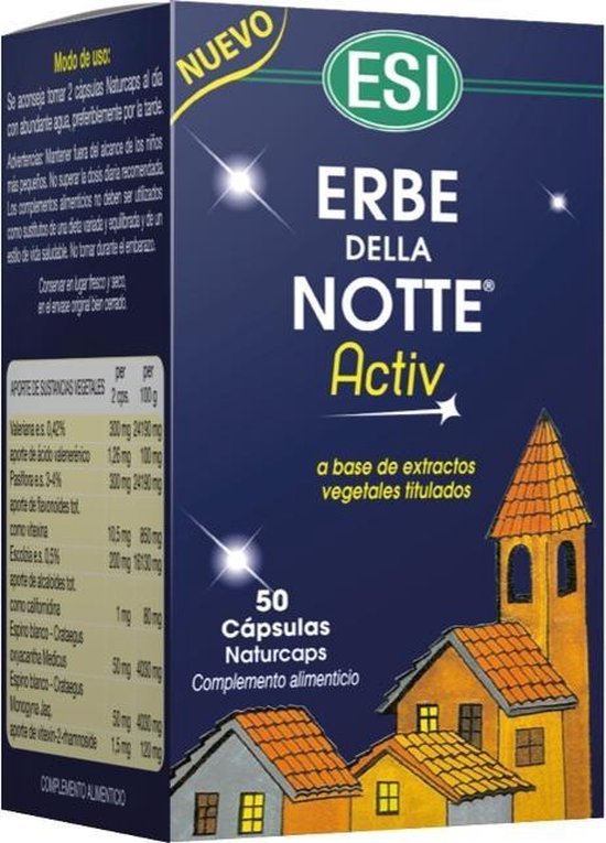 Trepatdiet Erbe Della Notte Activ 50 Naturcaps