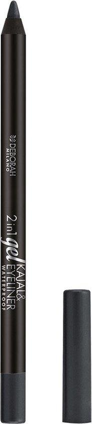Deborah Milano 2-in-1 Kajal& Gel Pencil eyeliner 1,4 g Kohl Grey