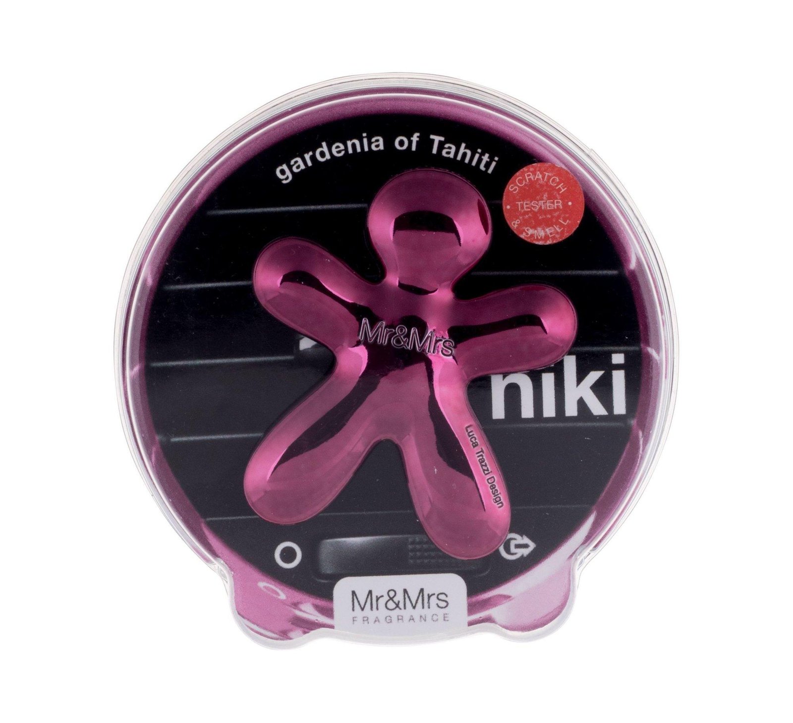 MrMrs Niki Car air freshener JNIKIBX009V00 Scent for Car Gardenia of Tahiti Fuchsia chrome