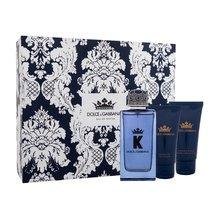 K by Dolce Gabanna Eau de Parfum Gift set Eau de Parfum (EDP) 100 ml, shower gel 50 ml and aftershave balm 50 ml 100ml