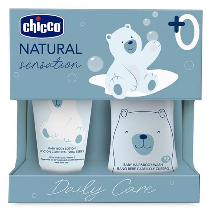 Chicco Natural Sensation Hygiene & Bath Set 2 Pieces