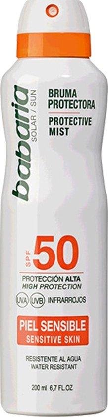 Zonnebrand Spray Babaria Spf 50 (200 ml) Gevoelige huid 50 (200 ml)