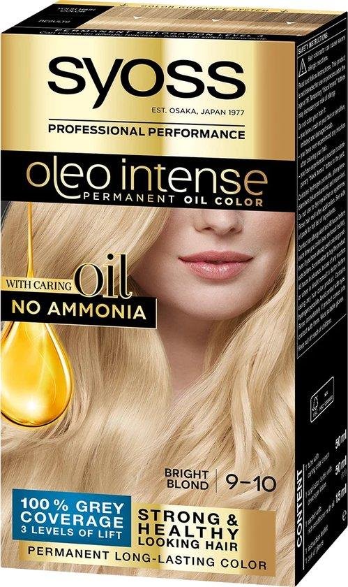 Permanent Dye Olio Intense Syoss N 9,10 Luminous Blonde