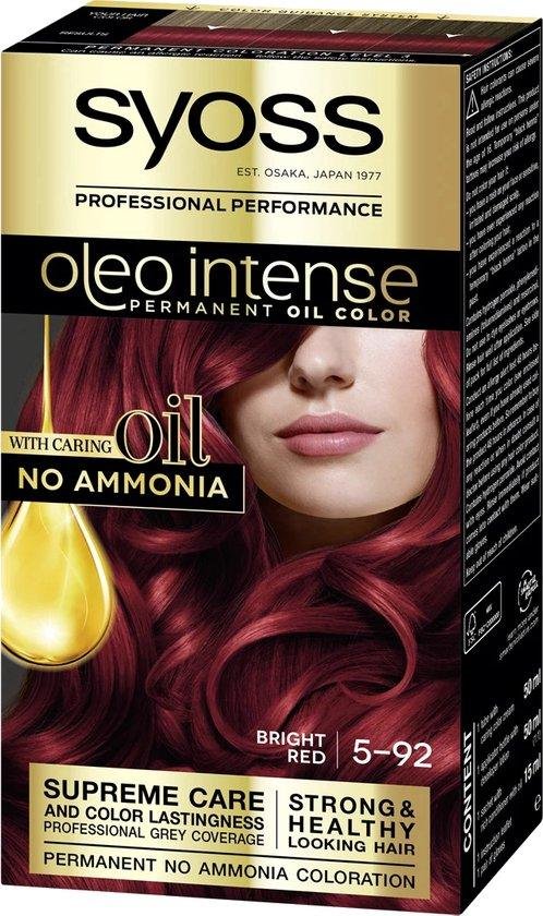 Permanente Kleur Syoss Intens Rood N 5,92