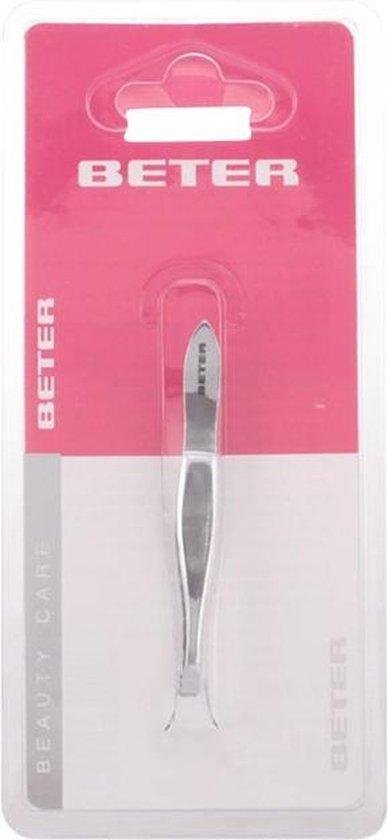 Beter - TWEEZERS with straight tip chrome plated 1 pz