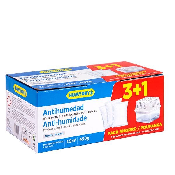 Humydry Moisture Absorber And 3 Refills x 450g