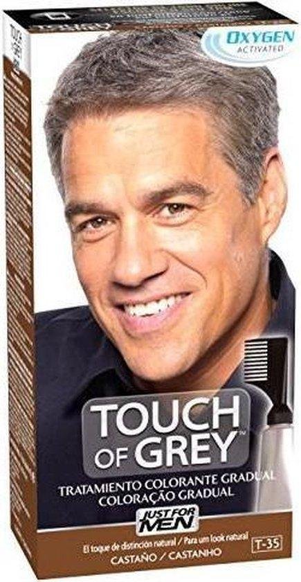 Permanente Kleur Just For Men Touch of Grey Bruin (40 g)