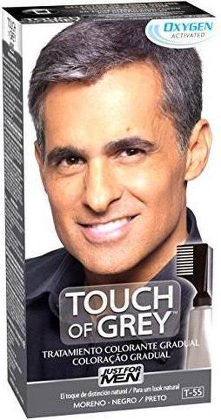 Anti-Veroudering Crme voor Ooggebied Just For Men Touch of Grey Brunette-Zwart (40 g)