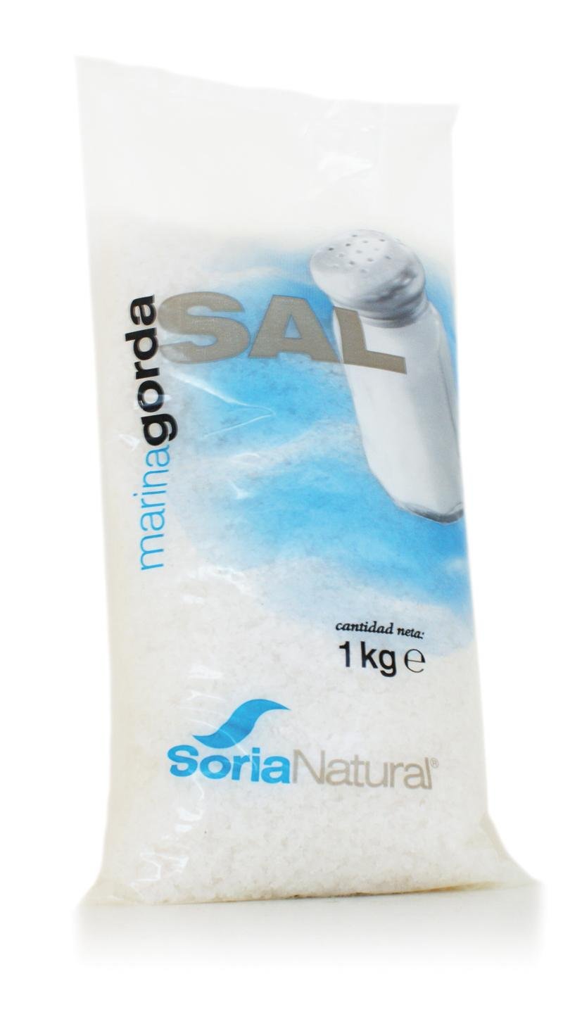 SORIA NATURAL - COARSE SEA Salt 1KG. Soria