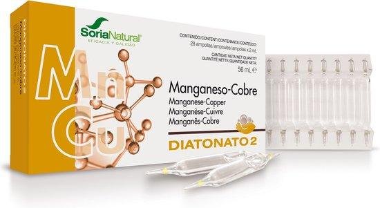 Soria Diatonato 2 Mangan-cobre 28 Ampollas X 2ml