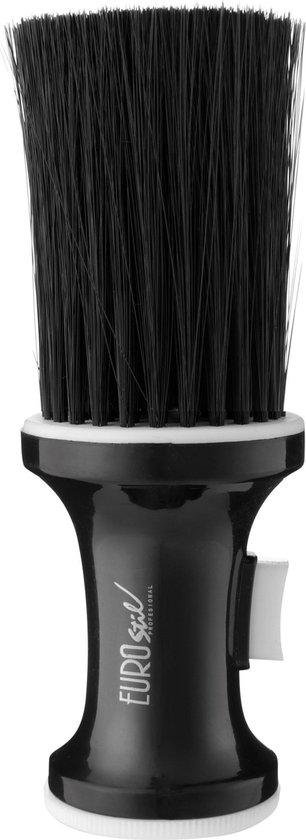 Borstelreiniger kapper / Nekborstel / Nekkwast / Professionele Barber Brush - Zwart