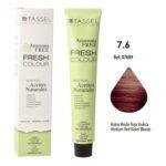 Eurostil Fresh Colour Crema Decolorante 7,6 Rubio Medio Rojo Violeta Sin Amoniaco 1un